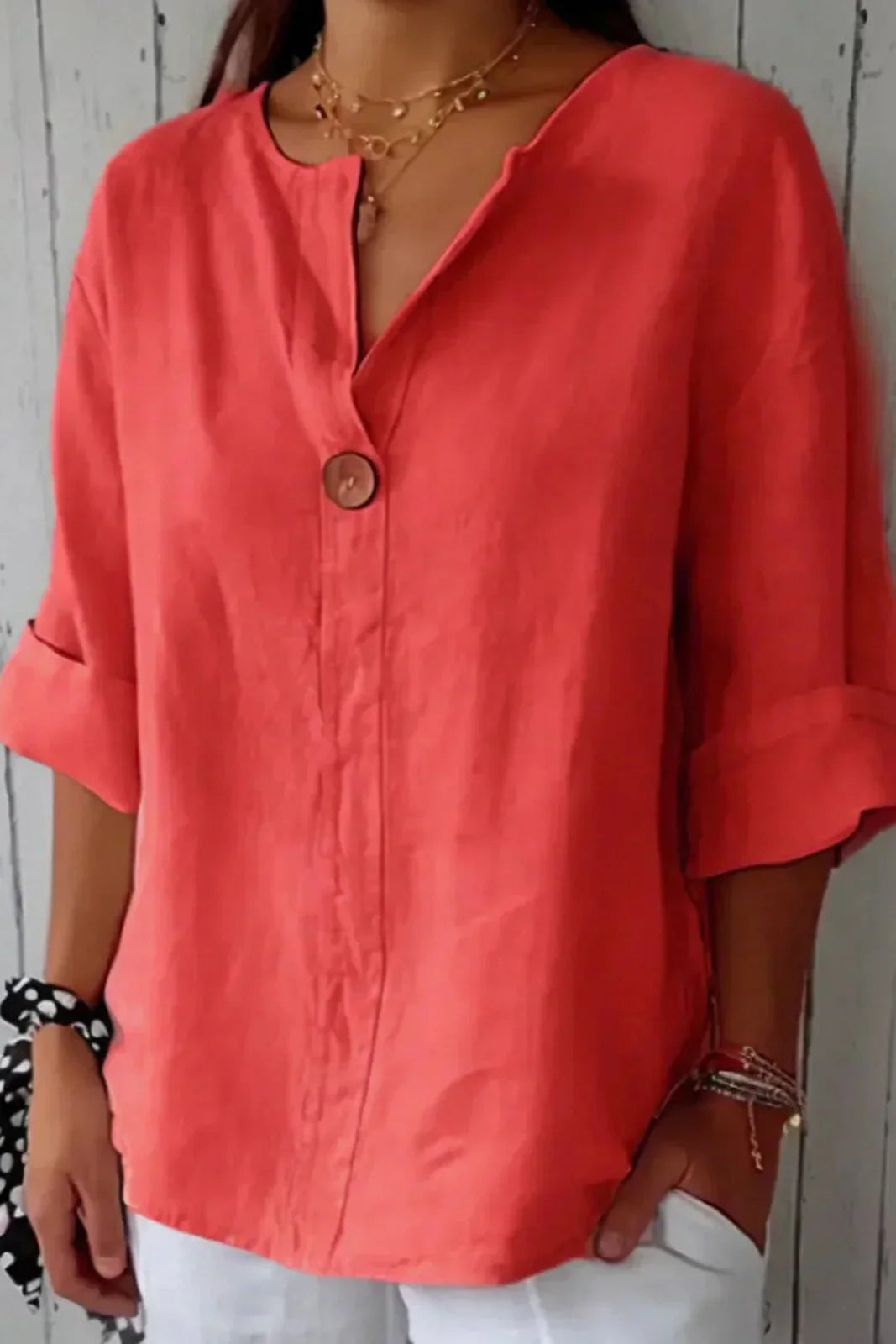 Zamma | Relaxed Linen Top