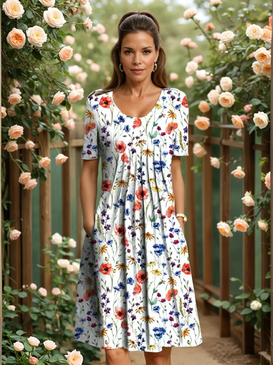 Novelle | Flattering Dress with Tummy Coverage